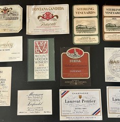 CHOICE OF 3: 1970s WINERY ROAD TRIP Napa Valley California ITALY Wine Labels