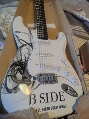 RARE ELECTRIC NEW NORTH COAST WINE B SIDE SILVERTONE GUITAR CALIFORNIA RARE