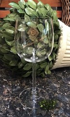 Niebaum Coppola Estate Vineyards Gold Diamond Series Crystal Wine Glass