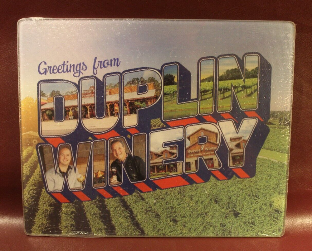 Greetings From Duplin Winery Cutting Board 9.75&Prime;x8&Prime;
