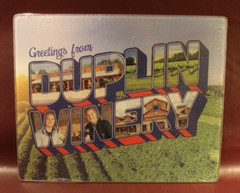 Greetings From Duplin Winery Cutting Board 9.75&Prime;x8&Prime;