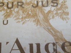 Vintage French Wine Label Cidre Pur Jus du Pays d&rsquo;Auge Pure Juice Cider France