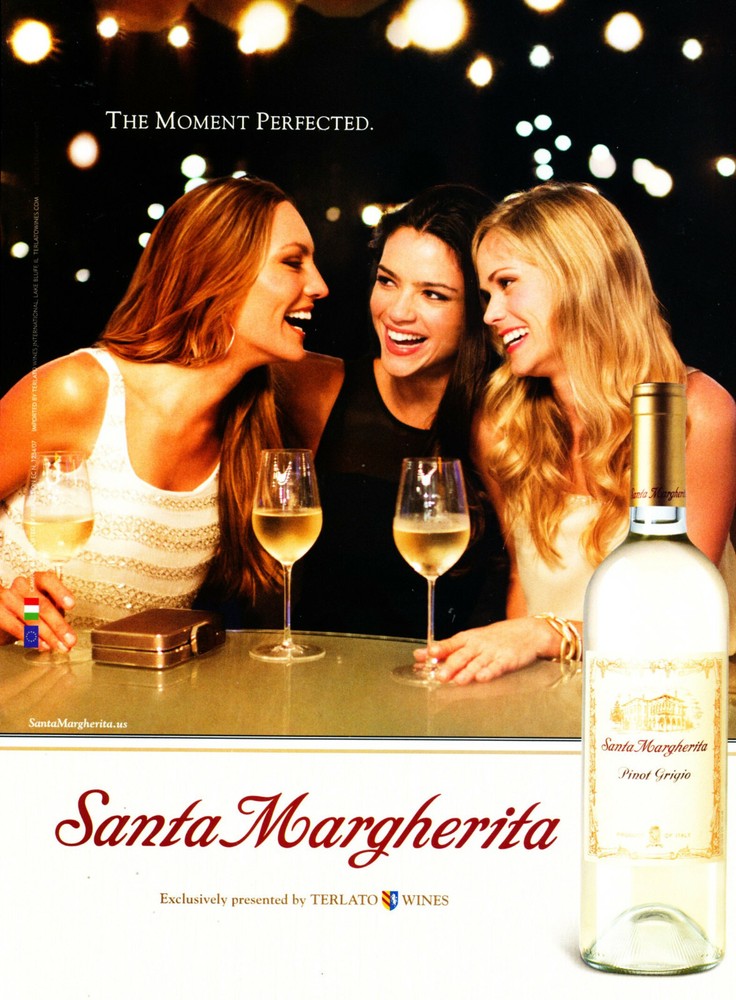 SANTA MARGHERITA WINE AD #6 RARE 2003 OOP