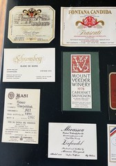 CHOICE OF 3: 1970s WINERY ROAD TRIP Napa Valley California ITALY Wine Labels
