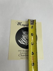 VTG Wine Label MagnifiCAT 1993 Alexander Valley Sonoma County Chardonnay Rare!