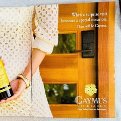 2023 Caymus Vineyards Napa Valley Cabernet Sauvignon 2 Page Print Ad