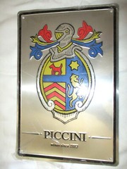 **Large PICCINI WINES Metal Sign – New**