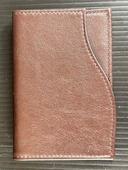 Ruinart Champagne Brown Leather Card Case Wallet & Giftbag – Luxury