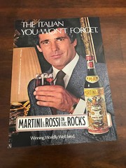 1981 VINTAGE 8X11 PRINT Ad FOR Martini & Rossi WINE THE ITALIAN YOU WONT FORGET