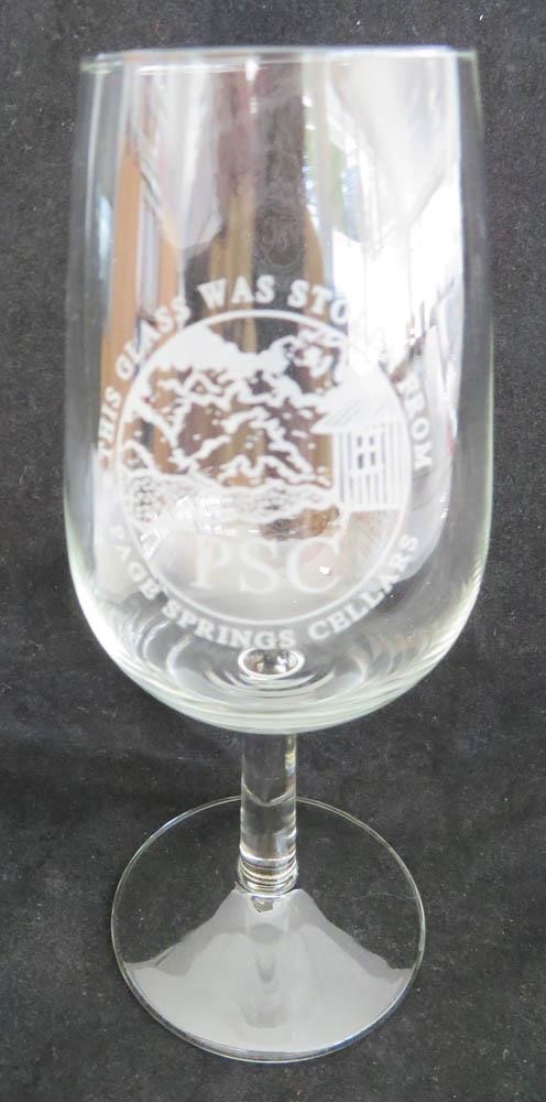 PSC Page Spring Cellars (Cornville, AZ) Wine Glass
