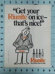1983 Riunite Wine Print Ad On Ice That&rsquo;s Nice Villa Banfi Vintage Alcohol Ad