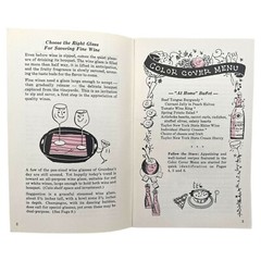 Vintage 1960s Taylor Wine Co Fine With Wine Recipe Booklet Entertaining Guide