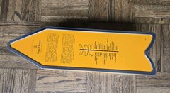 VEUVE Clicquot Champagne Ambergris Cay Arrow Tin LIMITED EDITION Box Orange