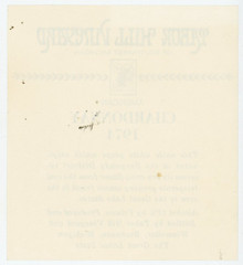 1974 Buchanan, MI Wine Label Chardonnay Tabor Hill Vineyard #2G1