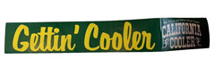 California Cooler ‘Gettin Cooler’ Sticker – Vintage 1980s