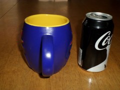 TOBIN-JAMES WINERY, PASO ROBLES, CALIFORNIA, BLUE COLOR CERAMIC COFFEE MUG / CUP