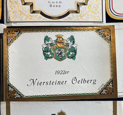 Esquisite 1920s Germany Wine Bottle Label Collection Lot Vintage Antique