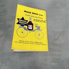 Vintage 1950s Mogen David Wine Recipe Booklet Cooking With Wine