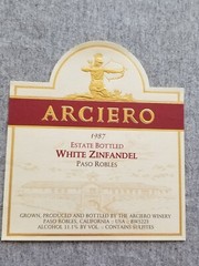 3 Vtg Arciero Wine Bottle Labels Zinfandel Cabernet Chenin Blanc Paso Robles CA