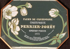 Vintage – Fleur de Champagne Perrier-Jouet 1973 – Wine Bottle Coaster / Stand