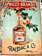 Large 1920-30&rsquo;s French Advertising Sign « Apricot-Brandy » – « Raissac & Cie »*