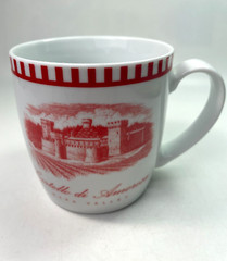 Castello Di Amoroso Winery Mug Napa Valley California 12oz Red Souvenir Cup B71