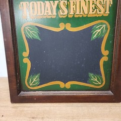 Vtg Large Wine & Spirits Message Board Chalk Menu Board Sign 3D 24 X 16&Prime; Pub Bar