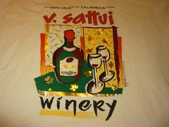 V. Sattui Winery Rare Vintage 1991 Shirt ( Used Size XL ) Very Nice Condition!!!