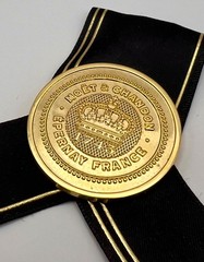 Vintage Moet & Chandon Champagne 1743 Epernay France Ribboned Medal Collectible