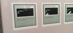 Frog&rsquo;s Leap Wine Napa Valley Framed Label Art Signed by Winemaker John Williams