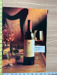Sebastiani Cabernet 1985 Wines Large Vintage Print Advertisement