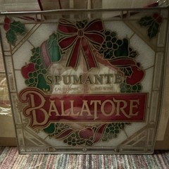 Ballatore Spumante California Sparkling Wine Multicolor Advertising Sign