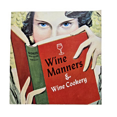 WIDMER&rsquo;S WINE MANNERS & COOKERY COOK BOOKLET 1940S RECIPES Wine Cellar Naples NY