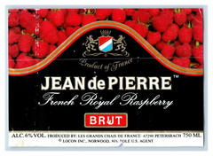 1970&rsquo;s-80&rsquo;s Jean De Pierre Brut French Wine Label Original S14E