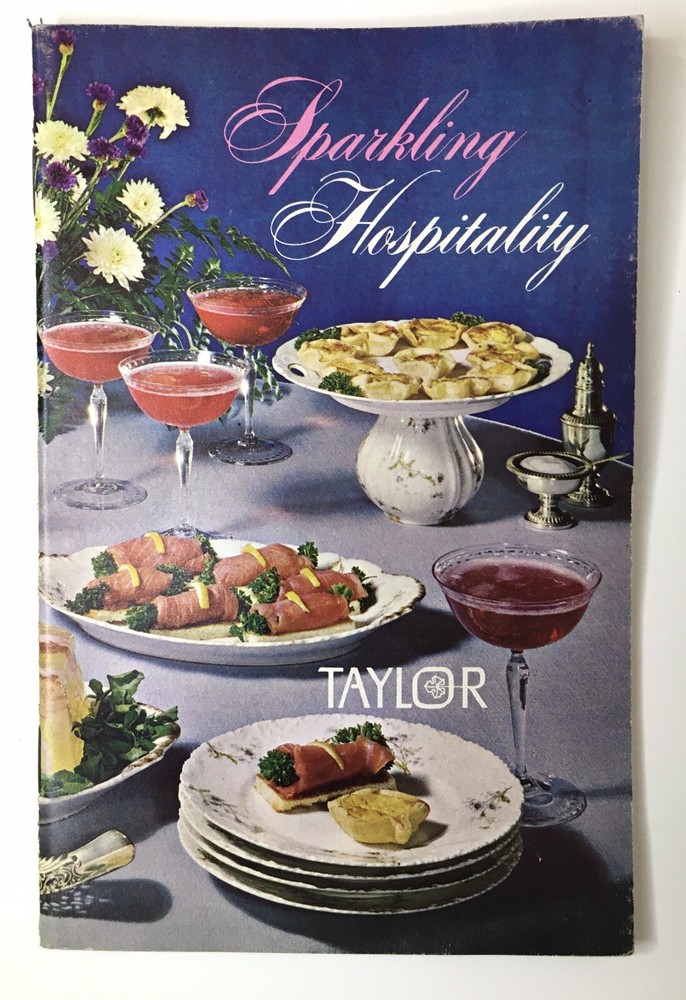 1965 Taylor Wine Sparkling Hospitality Recipe Drink Party Mixer Book AD Booklet