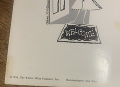 1958 Booklet COME FOR COCKTAILS Taylor Wine Co. Drink & Appetizers Recipes Vtg
