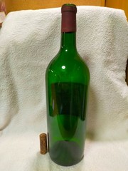 Magnum 1.5 L Size Chateau Le Pin 1991 Pomerol (empty) Glass Bottle With Cork