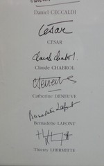 1991 Framed Beaujolais Nouveau Calvet Poster Label Design Winner Schlote Rykiel