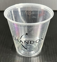 Domaine Chandon Sparkling Wine 3oz Tasting Cups – Clear Plastic – 10 pc set