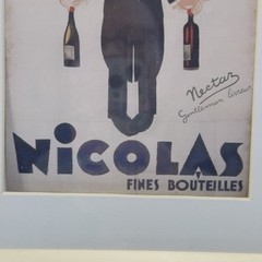 Nicolas Fines Bouteilles Framed Photograph of Wine Poster Framed Small