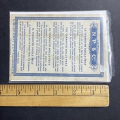 Vintage 1920s Noilly Prat N.P. & Cie Vermouth UNUSED Paper Label Marseille Q1980