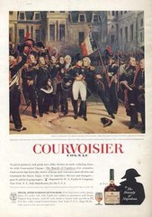 1962 Courvoisier Cognac PRINT AD Napoleon, the Imperial Guard and General Petit
