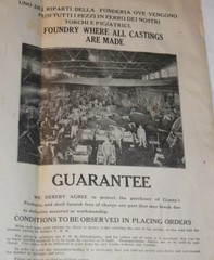 VTG 1920s GRAPE PRESS & MORE ADVERTING POSTER/CATALOG! 35×23&Prime;! 2 SIDED! PHILA PA