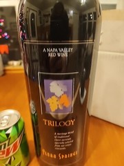 Lg Display Bottle Napa Valley Trilogy Bottle Store Display 18” 90mm Empty Sealed