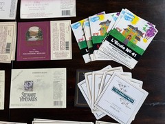 Lot Of 65+ WASHINGTON Wine Labels 1970s, 80s, 90s. Winery Vineyard Yakima, Tefft