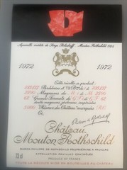 The 1972 Chateau Mouton Rothschild (Specimen) – Label By: Serge Poliakoff