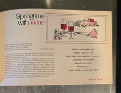 Vintage Food Fun & Festivities Pamphlet Pictures Mogen David Wine & Champagne!