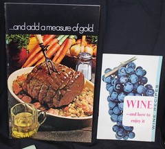 6 Vtg Wine Recipe Books Guide Salignac Cognac Galliano Canadian MCM 40s 50s 60s