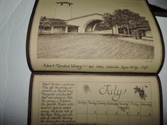 Vintage California Wineries Calendar 1974 Sebastian Titus