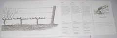 Opus One Winery Vineyards Statistics foldout brochure, 2 brochures total